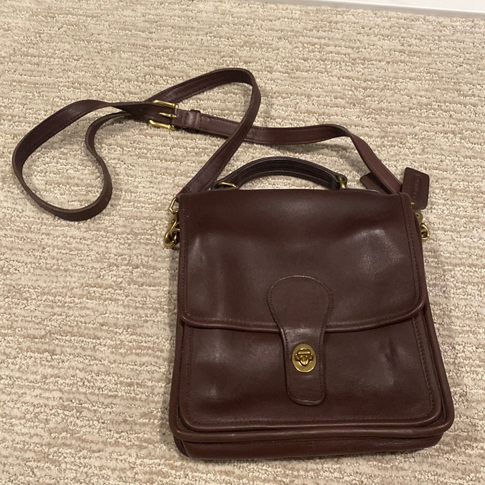 Vintage Brown leather Coach purse